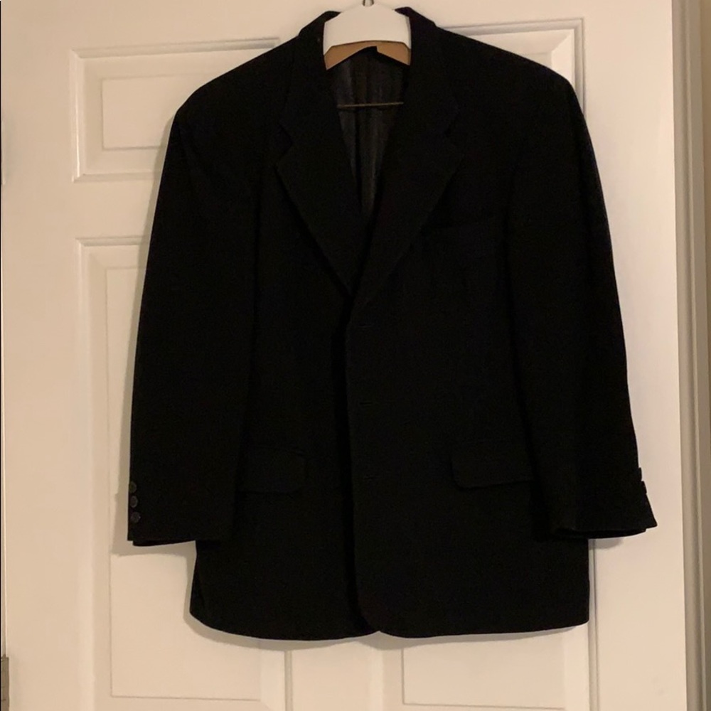black cashmere sport coat